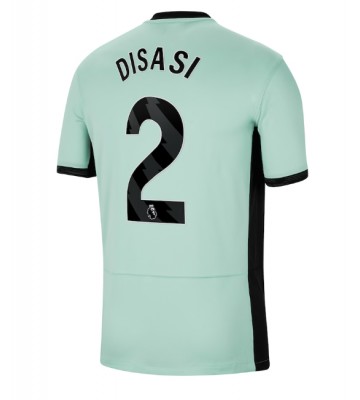 Chelsea Axel Disasi #2 Tredje trøje 2023-24 Kort ærmer